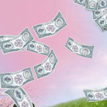 世界共通通貨のイラスト